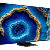 Televizor TCL MiniLed 75C805, 189 cm, Smart Google TV, 4K Ultra HD, 100hz, Clasa G, Negru