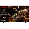 Televizor TCL MiniLed 98X955, 248 cm, Smart Google TV, 4K Ultra HD, 100Hz, Clasa G, Negru