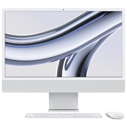 Sistem desktop all-in-one Apple iMac, Apple M3 8-core CPU, 23.8" 4.5K Retina, 16GB RAM, 256GB SSD, M3 8-core GPU, mac OS Sonoma