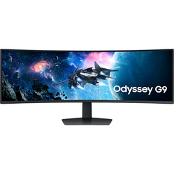 Monitor Gaming Curbat Samsung Odyssey G9 G95C, 49", Dual QHD, VA, 240 Hz, AMD Freesync Premium Pro, Negru