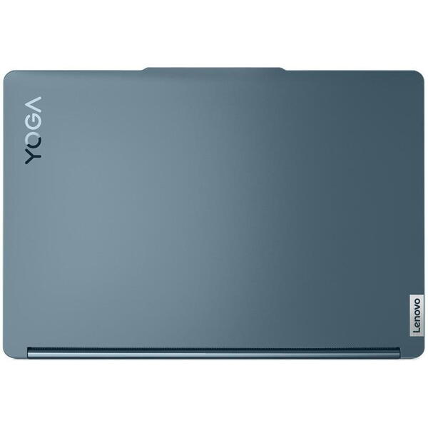 Laptop Lenovo Yoga Book 9 13IMU9, Intel Core Ultra 7 155U, 13.3 inch 2.8K Touch, 32GB RAM, 1TB SSD, Windows 11 Pro, Albastru