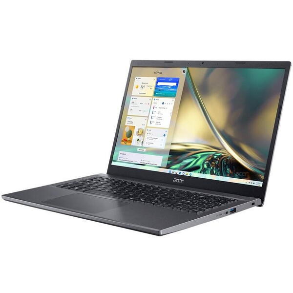 Laptop Acer Aspire 5 A515-57G, Intel Core i5-1235U, 15.6 inch FHD, 16GB RAM, 512GB SSD, nVidia RTX 2050 4GB, Free DOS, Gri