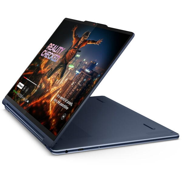 Laptop Lenovo Yoga 9 2-in-1 14IMH9 cu procesor Intel® Core™ Ultra 7 155H pana la 4.8GHz, 14", 4K, OLED, 60Hz, Touch, 32GB LPDDR5x, 1TB SSD, Intel® Arc™ Graphics, Windows® 11 Pro, Cosmic Blue, 3y on-site, Premium Care