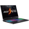 Laptop Gaming Acer Nitro 16 AN16-42, AMD Ryzen 7 8845HS, 16 inch WQXGA, 16GB RAM, 1TB SSD, nVidia RTX 4070 8GB, Free DOS, Negru