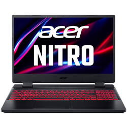 Laptop Gaming Acer Nitro 5 AN515-58, Intel Core i7-12650H, 15.6 inch FHD, 16GB RAM, 512GB SSD, nVidia RTX 3050 4GB, Free DOS, Negru