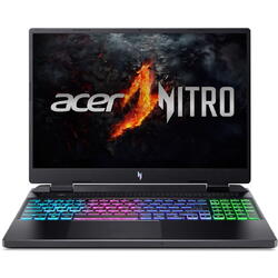 Laptop Gaming Acer Nitro 16 AN16-42 AMD Ryzen 7 8845HS, 16 inch WUXGA, 16GB RAM, 1TB SSD, nVidia RTX 4060 8GB, Free DOS, Negru