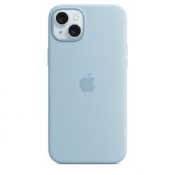 Husa telefon Apple iPhone 15 Plus Silicone Case cu MagSafe, Albastru