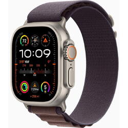 Apple Watch Ultra 2/49mm/49mm/Titan/Brățară sport/Indigo Alpine/Mediu