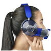 Casti Audio Over-Ear Dyson Zone, Bluetooth, Noise cancelling, ANC, Microfon, Purificare aer, Ultra Blue/Prussian Blue