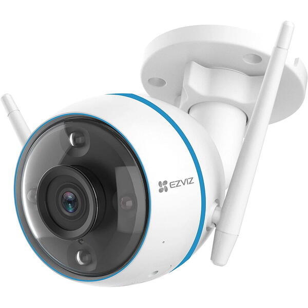 Camera de supraveghere Ezviz CTQ3N, Wi-Fi, 1080P, Smart Home, IR 30 m, Motion Alert, Night Vision, Alexa, Alb