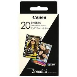 Hartie Foto Canon Zoemini Zink ZP-2030, 5 x 7.6 cm, 20 coli