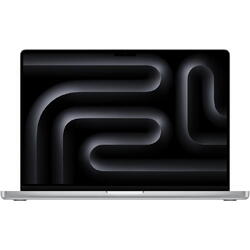 Laptop Apple MacBook Pro 16 2023, Apple M3 Max, 16.2 inch, 48GB RAM, 1TB SSD, Mac OS Sonoma, Argintiu