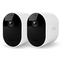 Arlo Pro 5 Outdoor Security Camera - 2 Camera Kit - (Base station not included) - White