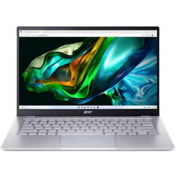 Laptop Acer Swift Go 14 SFG14-41, AMD Ryzen 7 7730U, 14 inch FHD, 16GB RAM, 1TB SSD, Free DOS, Argintiu