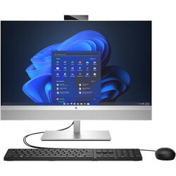 Sistem desktop all-in-one HP EliteOne 870 G9, Intel Core i5-13500, 27" FHD, RAM 16GB, SSD 512GB, Intel UHD Graphics, Windows 11 Pro