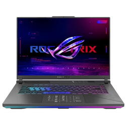 Laptop Gaming Asus ROG Strix G16 G614JVR, Intel Core i9-14900HX, 16 inch QHD+, 32GB RAM, 1TB SSD, nVidia RTX 4060 8GB, Free DOS, Negru-Verde