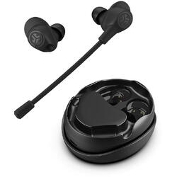 Casti True Wireless JLAB Work Buds Earbuds, Bluetooth 5.3, Google Fast Pair, Microfon, Negru