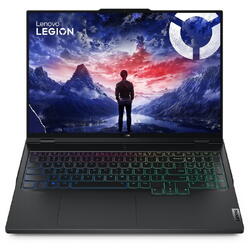 Laptop Gaming Lenovo Legion Pro 7 16IRX9H, Intel Core i9-14900HX, 16 inch WQXGA, 32GB RAM, 1TB SSD, nVidia RTX 4080 12GB, Free DOS, Negru