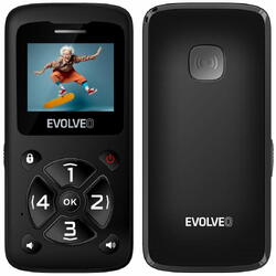Telefon mobil pentru seniori, Evolveo Easyphone ID, Negru
