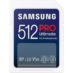 Card Memorie Samsung PRO Ultimate SDXC 512GB UHS-I U3, Alb