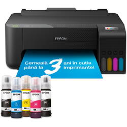 Imprimanta Multifunctionala inkjet color EPSON EcoTank L1230 CISS, A4, USB