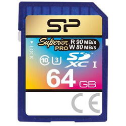 Card de memorie microSDXC SP 64GB CL10UHS-I U3, SDR104 mode